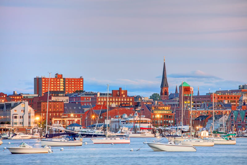 Portland, Maine waterfront