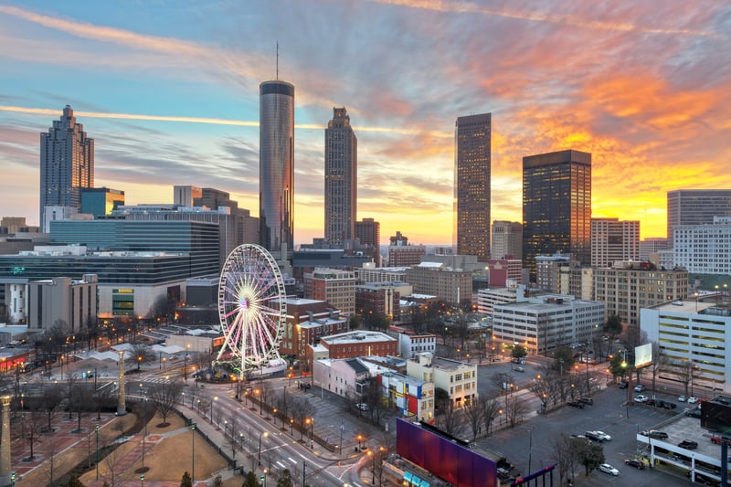 Downtown Atlanta, Georgia skyline