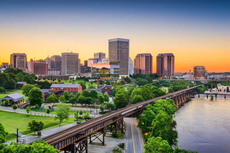 Downtown Richmond, Virginia skyline