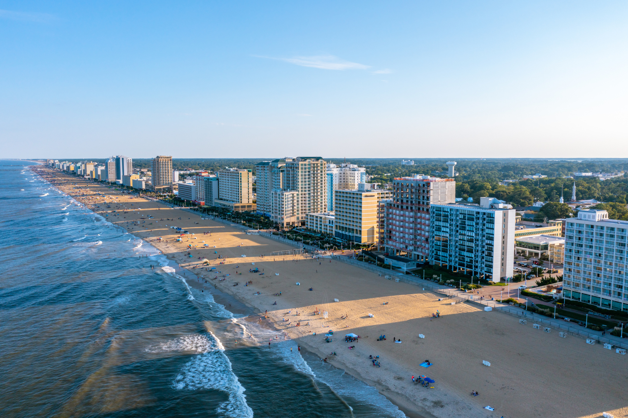 Virginia Beach,  VA shoreline