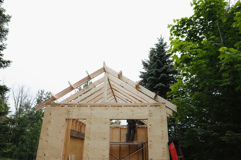 An ADU under construction.