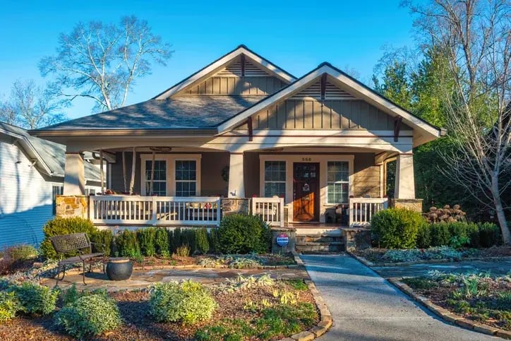 A two-bedroom home.
